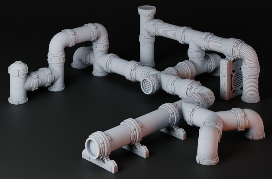 Zone Arctanis: Industrial Pipes